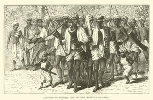 Alfuros van Gilolo, een van de Molukken