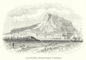Alicante (gravure) door English School