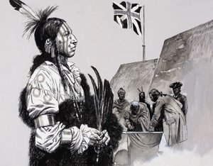 Amerikaanse Indiaan door English School