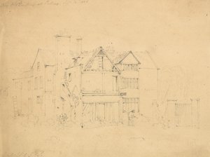 Een Oud Gebouw in Putney, Londen door English School