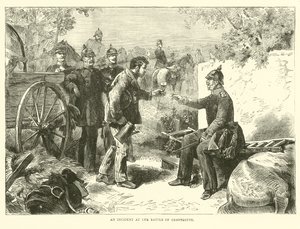 Een incident bij de Slag om Gravelotte, augustus 1870