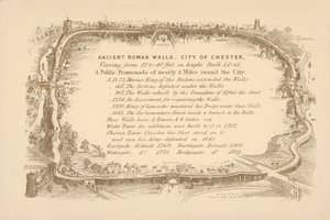 Oude Romeinse muren van Chester