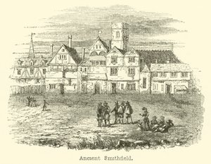 Oud Smithfield (gravure) door English School