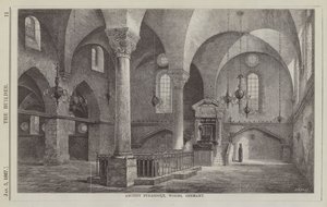 Oude Synagoge, Worms, Duitsland (gravure) door English School