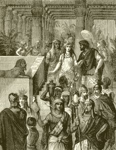 Antonius en Cleopatra in Egypte door English School