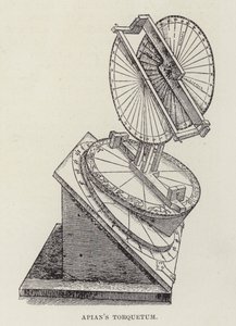 Torquetum van Apian (litho) door English School