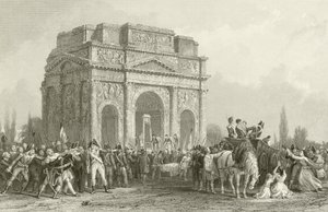 Triomfboog van Marius, in Orange, aan de Rhône