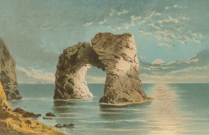 Gebogen rots, Freshwater Bay - Isle of Wight door English School