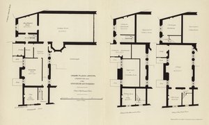 Architectonische plannen van Crosby Place