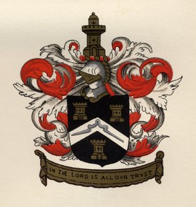 Wapens van de Vrijmetselaars van de Gateshead Chapter, 1671, uit The History of Freemasonry, volume II, uitgegeven door Thomas C. Jack, Londen, 1883 door English School