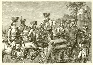 Arrestatie van Lord Pigot (1776) door English School