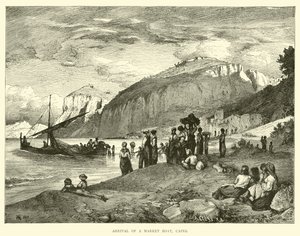Aankomst van een marktboot, Capri door English School
