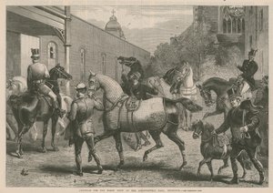 Aankomsten voor de Paardenshow in de Landbouwhal door English School