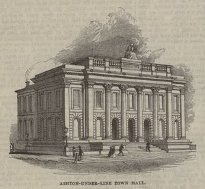 Ashton-under-Line stadhuis door English School