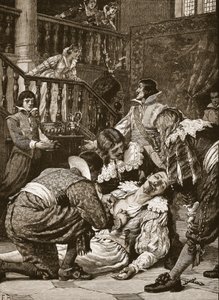 De moord op de hertog van Buckingham, illustratie uit 