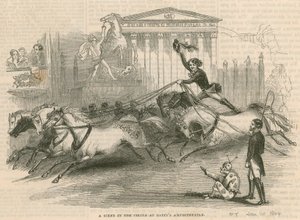 Astleys Amphitheatre, Londen - Een scène in het circus in Battys Amphitheatre