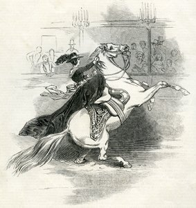 Astleys Amphitheater, Londen, scène in het circus door English School