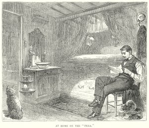Thuis op de "Pera" (gravure) door English School