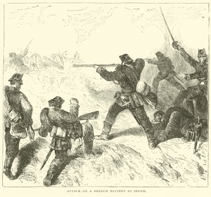 Aanval op een Franse batterij bij Sedan, september 1870