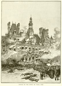 Aanval op het Hotel de Ville, 1830 door English School
