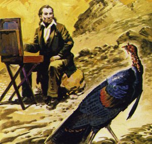 Audubon wijdde zijn leven aan het schilderen van de vogels van Amerika door English School