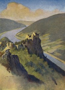 Oostenrijk: Aggstein Kasteel, boven de Donau door English School