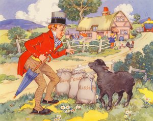 Baa, baa, zwart schaap door English School