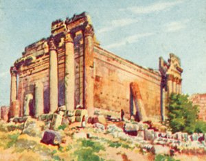 Baalbek, Tempel van Bacchus door English School