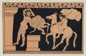 Bacchus en Xanthias door English School