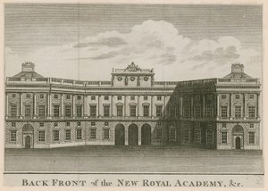Achterkant van de nieuwe Royal Academy door English School