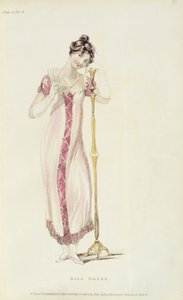 Baljurk, modeplaat uit Ackermanns Repository of Arts door English School