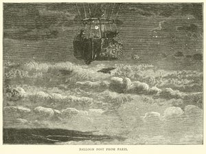 Ballonpost uit Parijs, oktober 1870