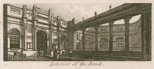 Bank of England, Lothbury Court door English School
