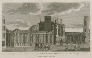 Bank of England, Westelijke Vleugel toegevoegd door Sir Robert Taylor, 1783 door English School