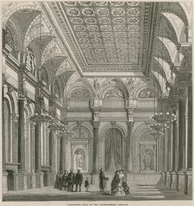 Banketzaal van de Clothworkers Company, Mincing Lane, Londen door English School