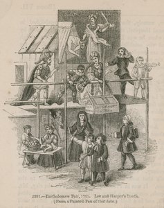 Bartholomew Kermis, 1721; Lee en Harpers Tent door English School