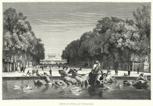 Bassin van Apollo, in Versailles door English School