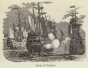 Slag bij Trafalgar door English School