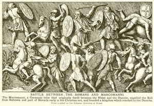 Slag tussen de Romeinen en de Marcomannen
