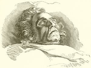 Beethoven op zijn sterfbed