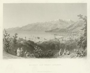 Beiroet en de berg Libanon, 1837 door English School