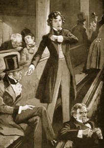 Benjamin Disraeli houdt zijn eerste toespraak in het Huis