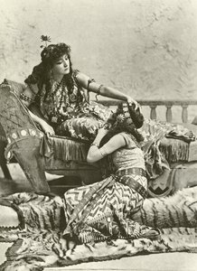 Bernhardt als Cleopatra (gravure)
