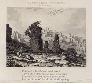 Bethlehem Efratha, Micha V, vers 2