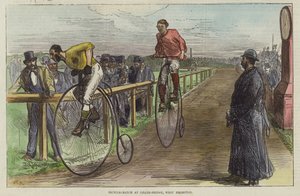 Fietswedstrijd bij Lillie Bridge door English School