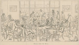 Vogelvlucht van de samenleving: Diner langs de rivier door English School