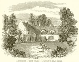 Geboorteplaats van Lord Nelson, Burnham Thorpe, Norfolk
