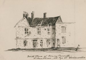Geboorteplaats van Henry Purcell, St Anns Lane, Old Pye Street, Westminster