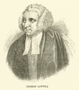 Bisschop Lowth (gravure) door English School