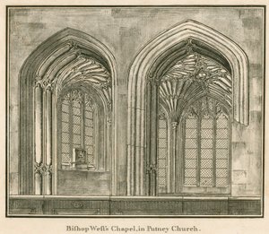 Bishop Wests Kapel, Putney Kerk, Londen door English School